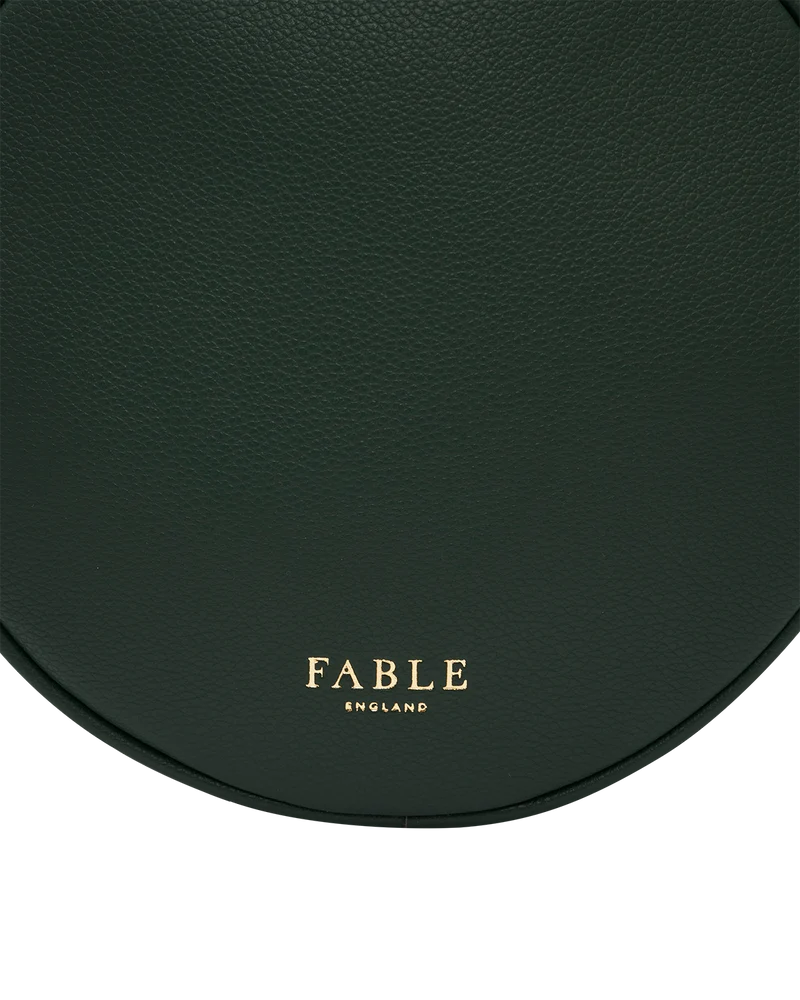Chloe Circle Bag in Forest Green