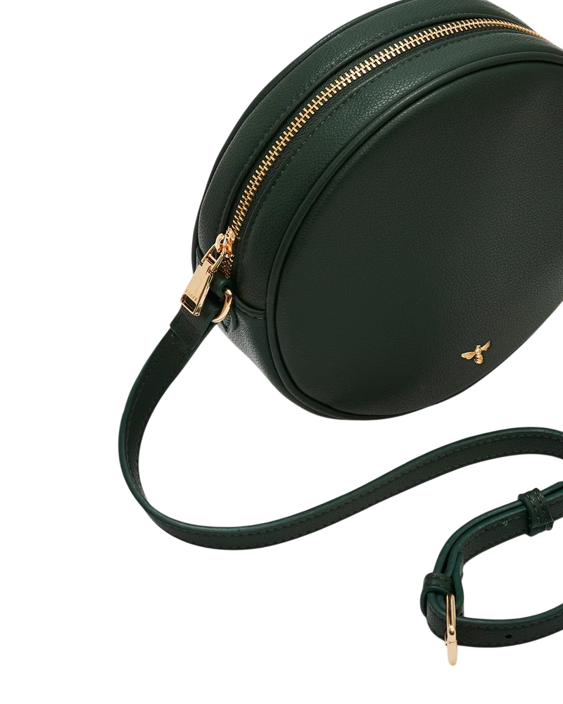 Chloe Circle Bag in Forest Green