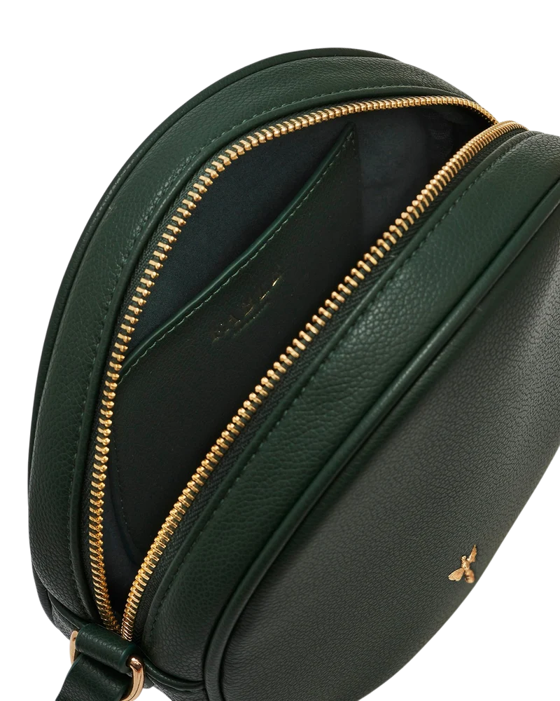 Chloe Circle Bag in Forest Green
