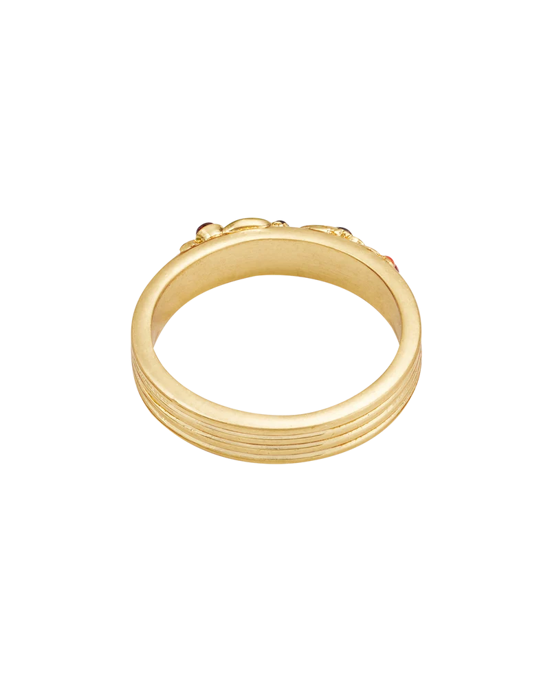 Orla Hedgerow Ring in Gold