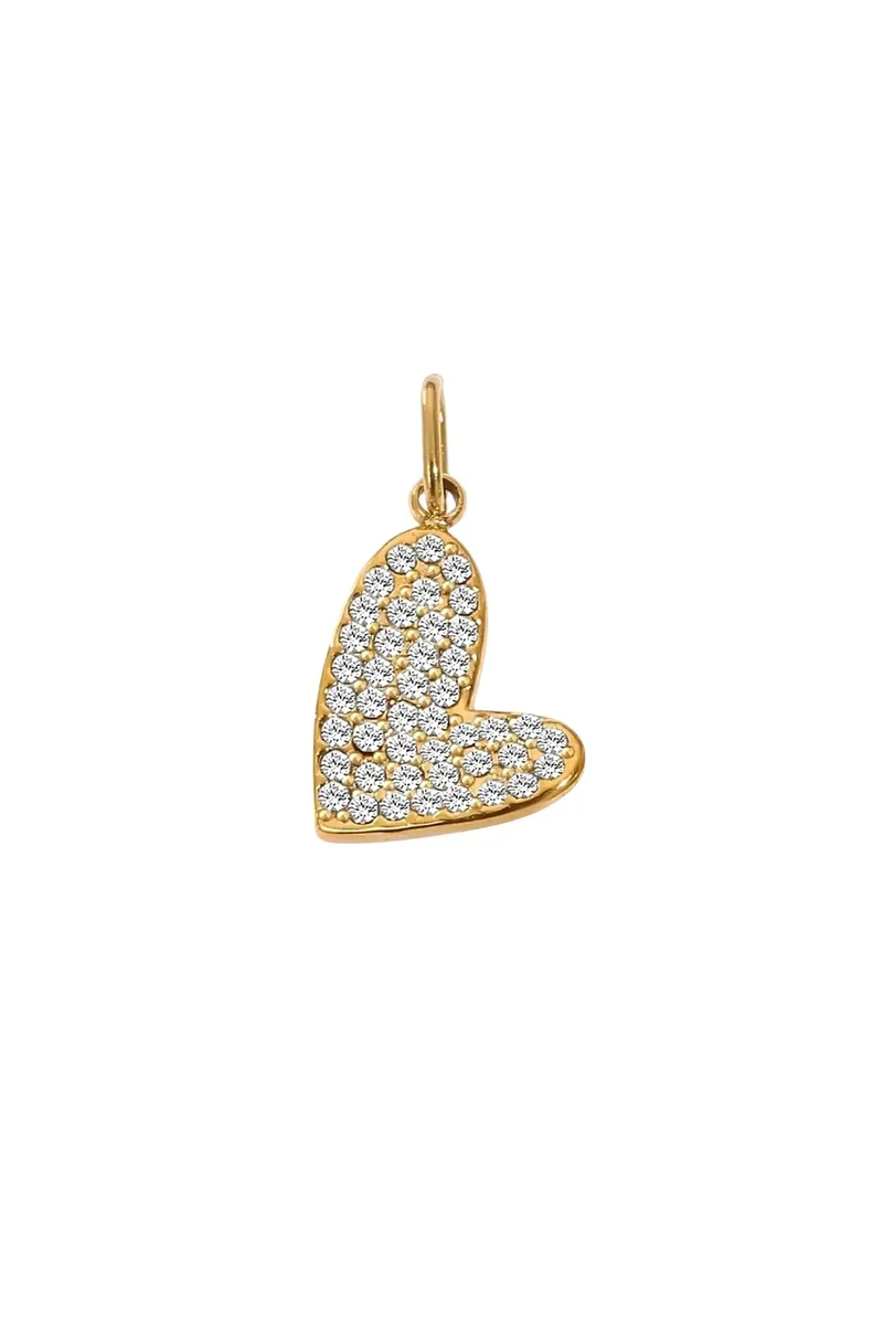 Sparkling Heart Charm