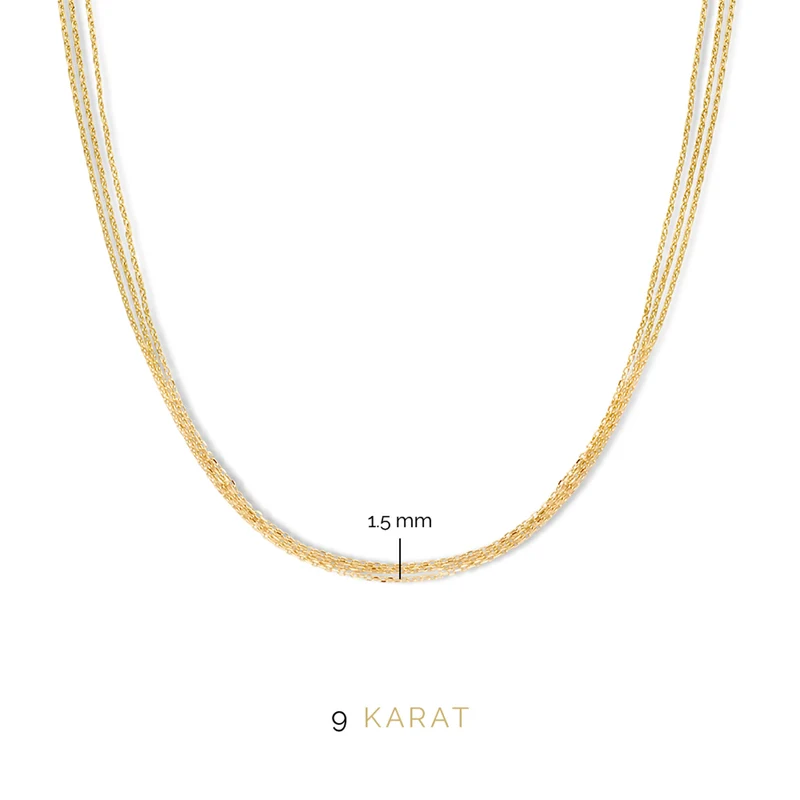 Beloro Jewels La Rinascente damen Kette 375 Gold BO340033