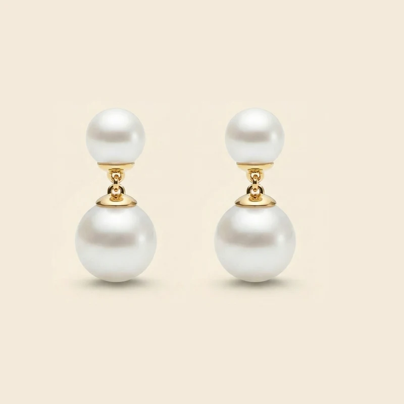 Duo Eleganz | Perlenohrringe