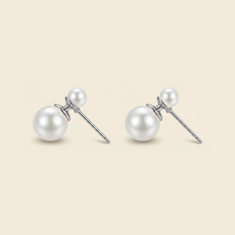 Duo Eleganz | Perlenohrringe