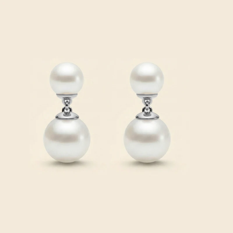 Duo Eleganz | Perlenohrringe