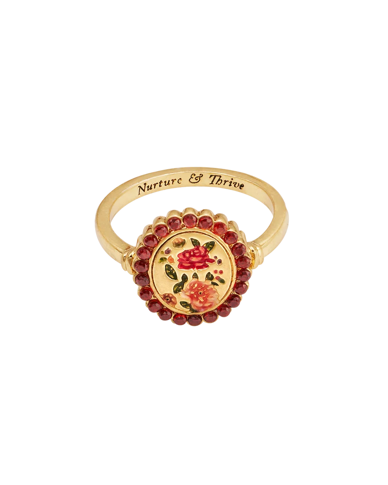 Eve Floral Ring in Gold