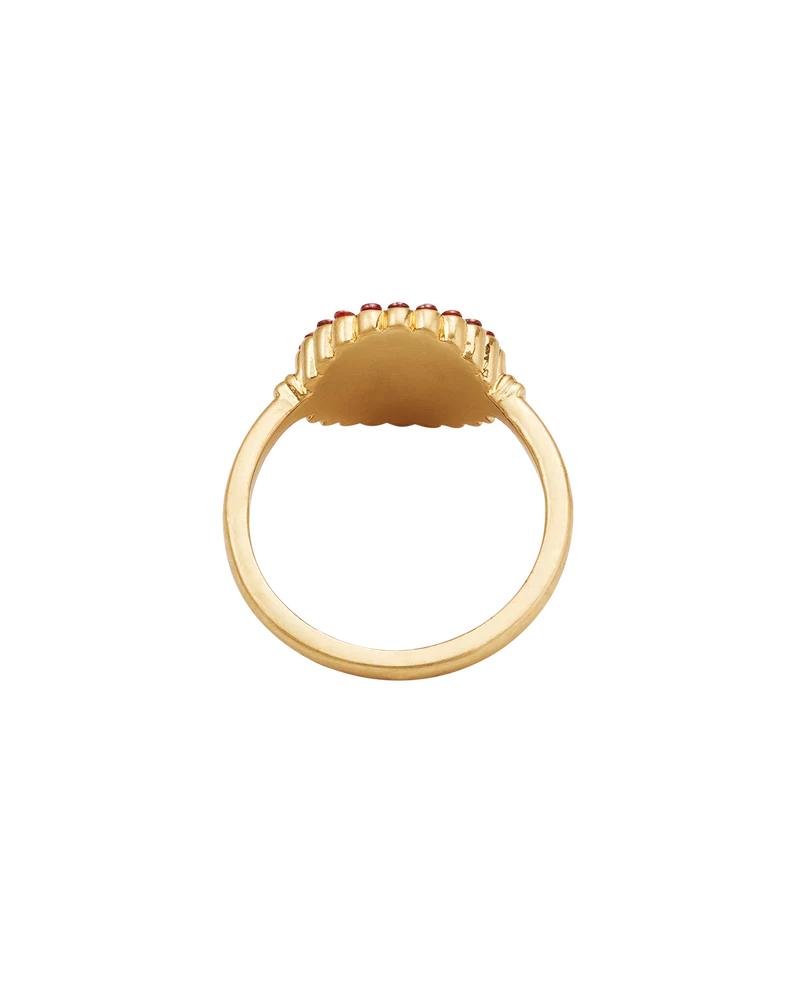 Eve Floral Ring in Gold
