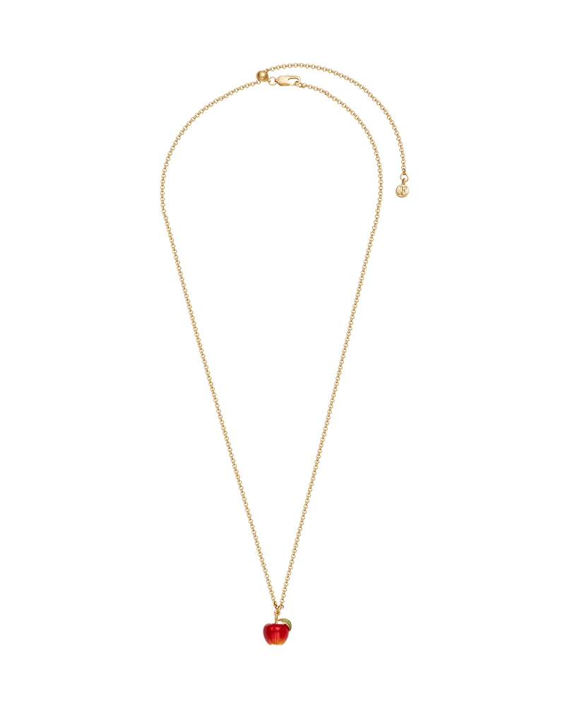 Apple Necklace in Gold
