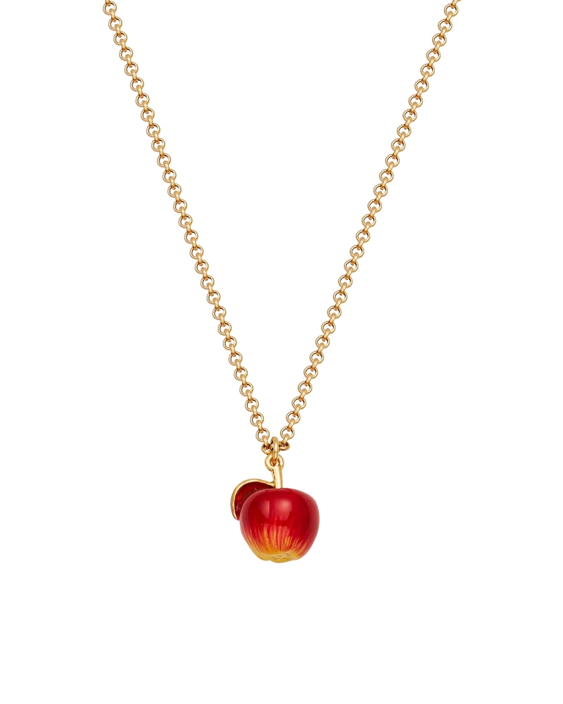 Apple Necklace in Gold
