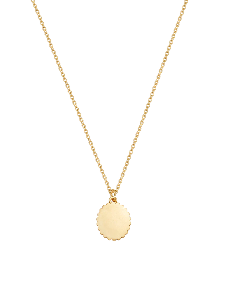 Eve Floral Necklace in Gold