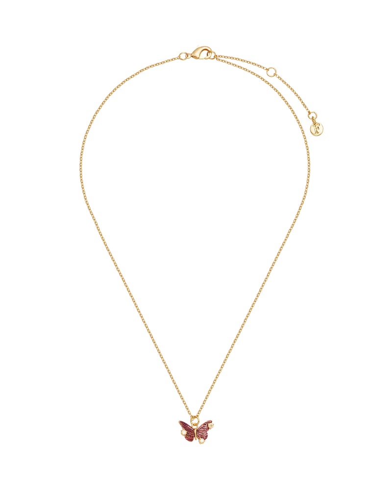 Hera Butterfly Necklace in Gold