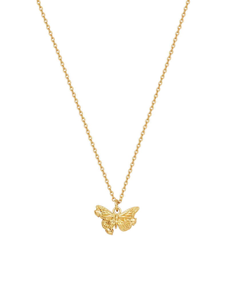 Hera Butterfly Necklace in Gold
