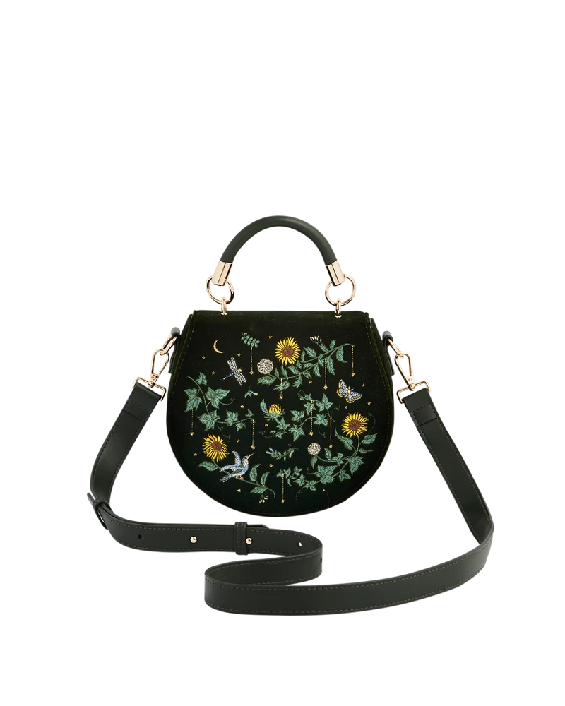 Charlotte Sunflower Top Handle Bag