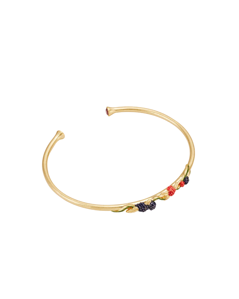 Orla Hedgerow Bangle in Gold