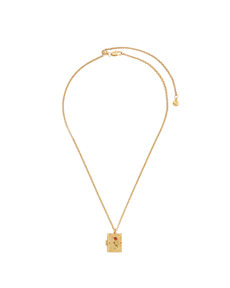 Secret Diary Gold Locket Necklace