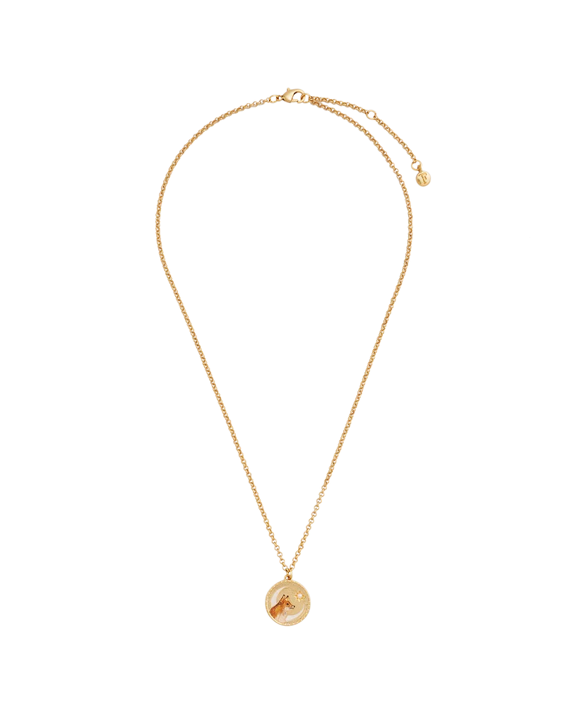 Gold Fox Spirit Guide Necklace