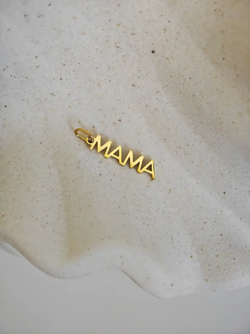 Mama Stacked Charm