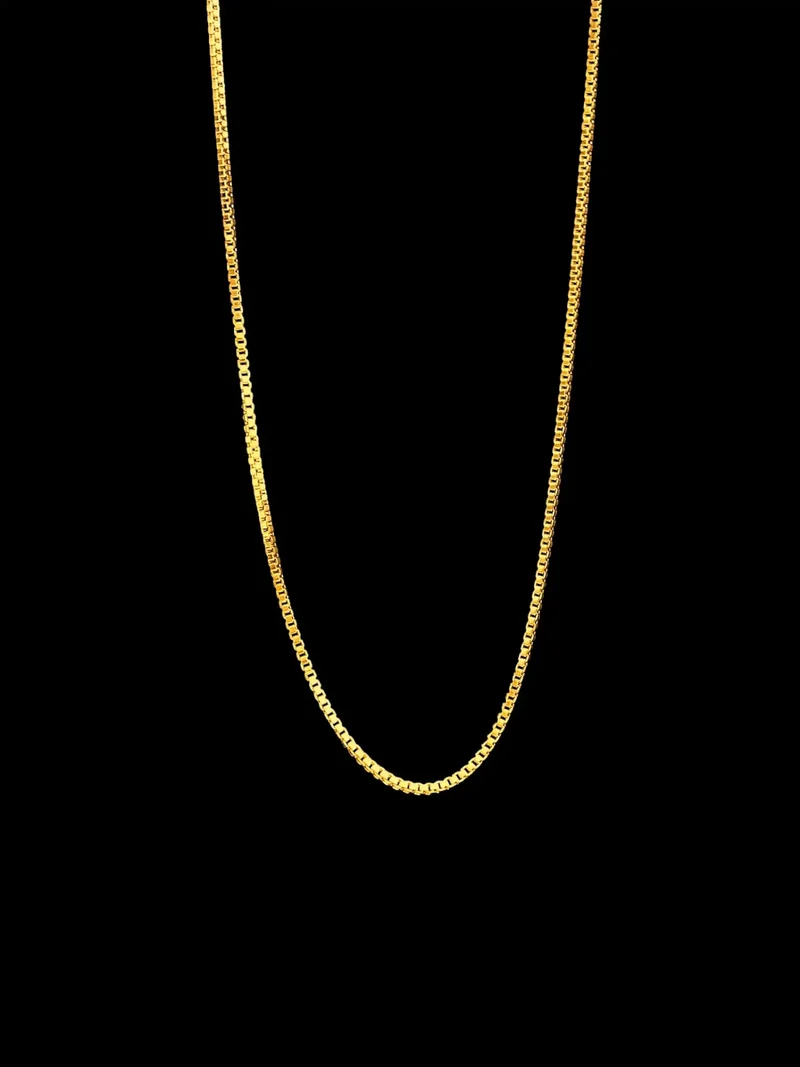 Slim Box Chain Gold