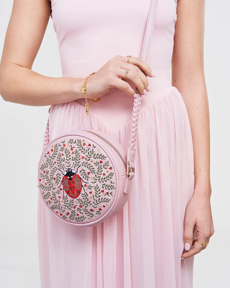 Pink Chloe Ladybird Circle Bag