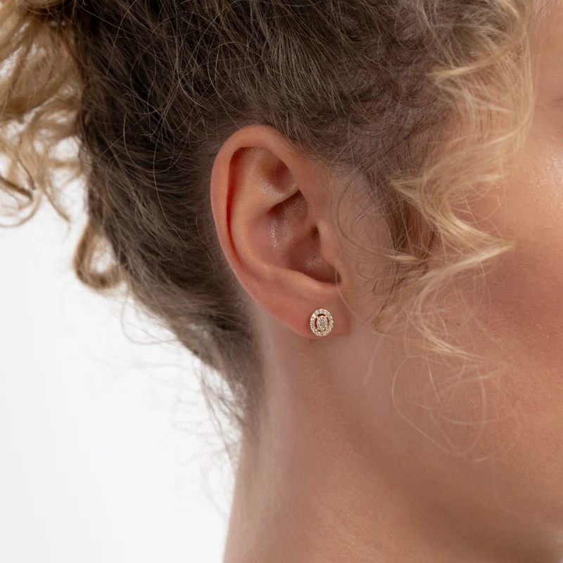 Isabel Bernard Le Marais Anne 14 Karat Gold Ohrstecker IB360292