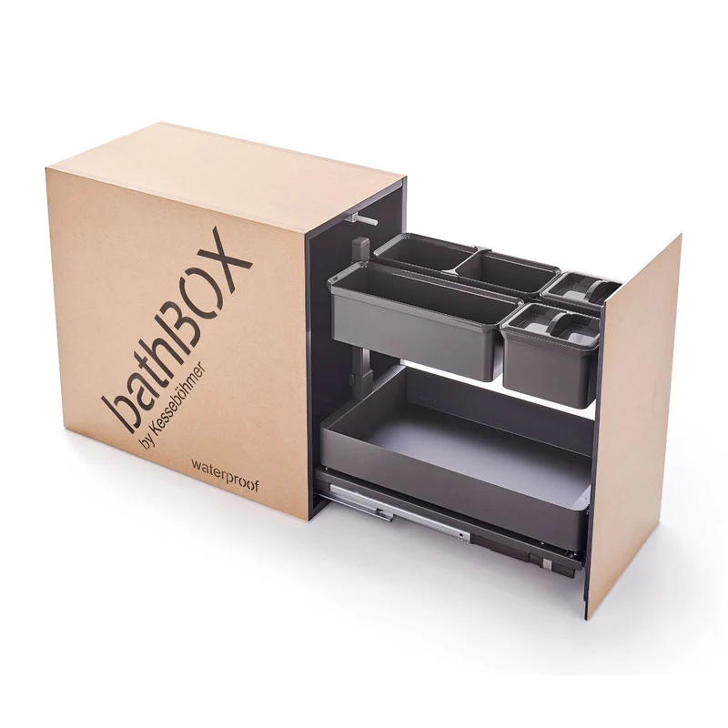bathBOX - Unterputz Schrank Modul & WC Trennwand