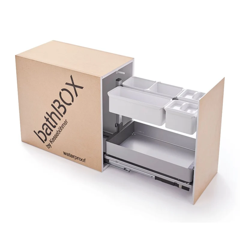 bathBOX - Unterputz Schrank Modul & WC Trennwand