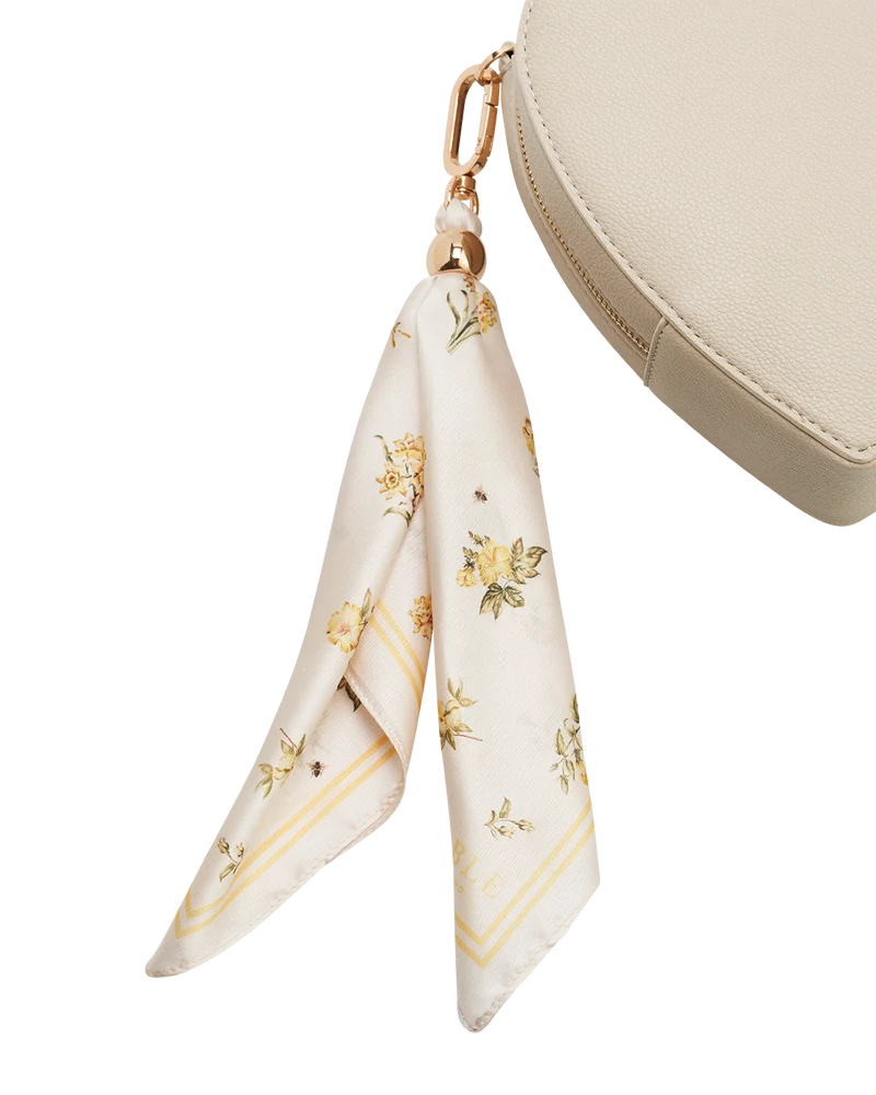 Heart Crossbody Bag in Stone