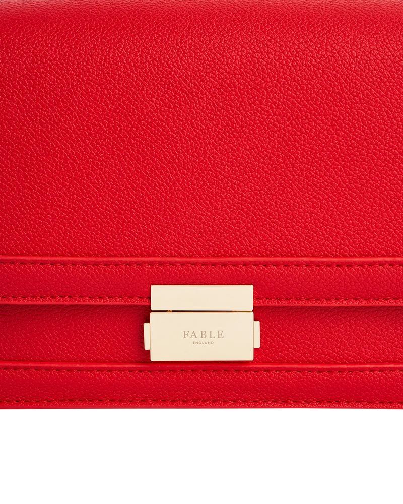 Kate Red Foldover Bag