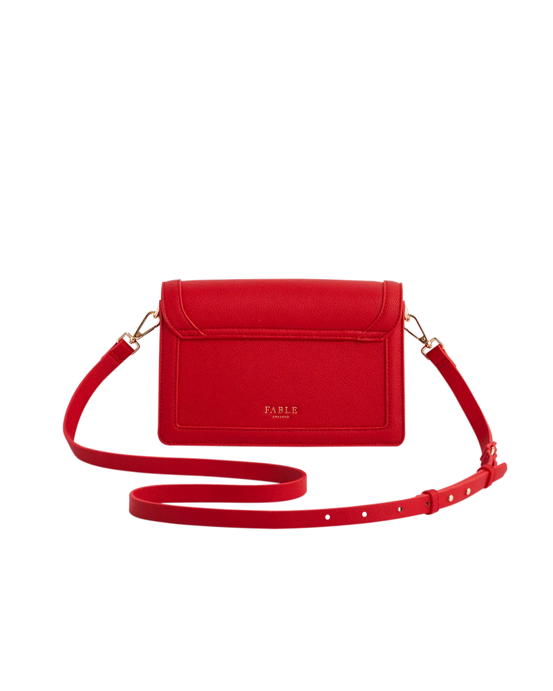 Kate Red Foldover Bag