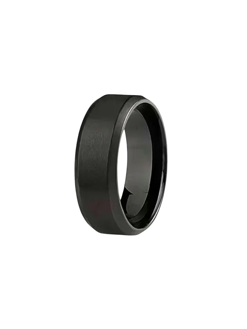 Brushed Edge Ring Black