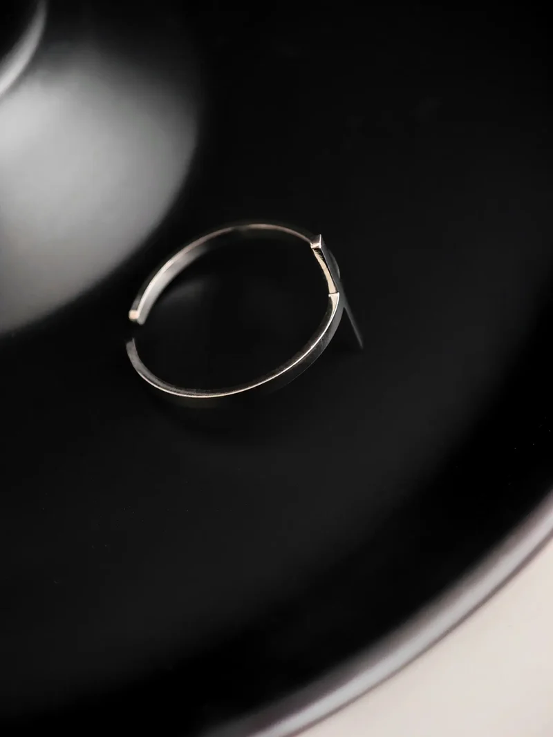 Slim Cross Ring