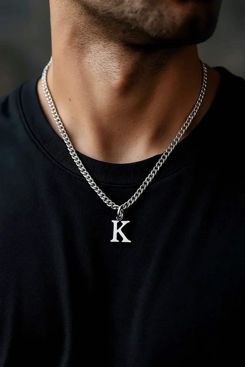 Slim Cuban Letter Chain