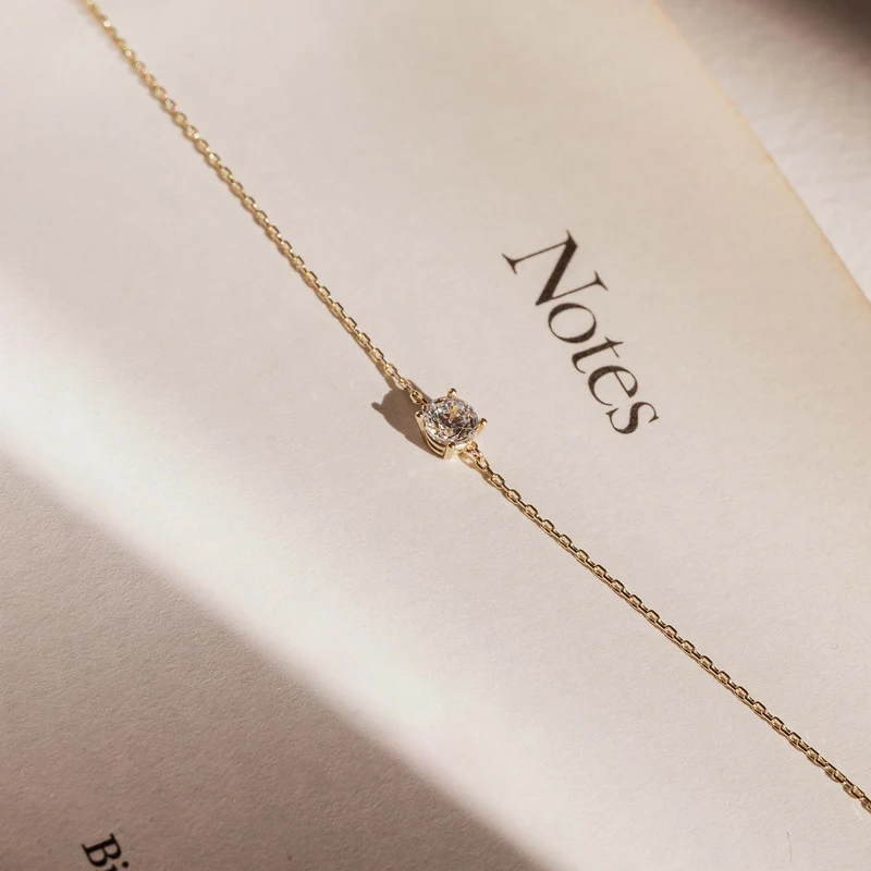 Isabel Bernard Cadeau d'Isabel 14 Karat | Gold Halskette und Armband Geschenksets IB90029