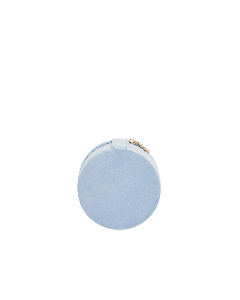 Fable England x Peter Rabbit Blue Velvet Embroidered Circle Jewellery Box