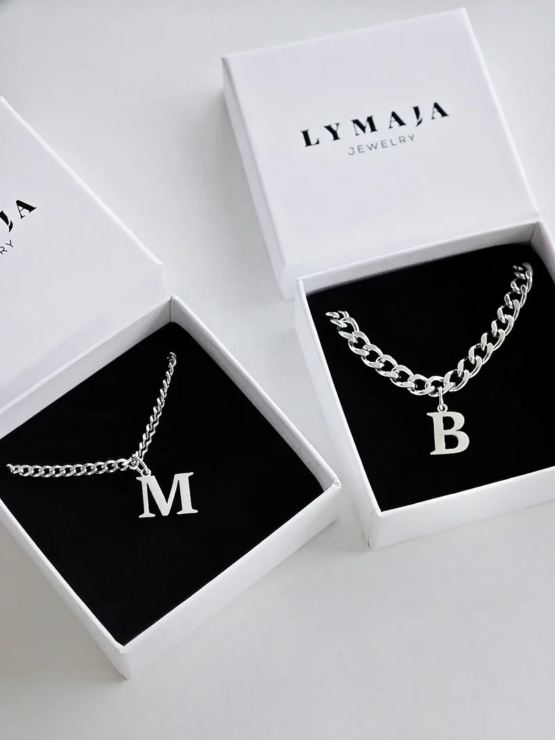 Slim Cuban Letter Chain