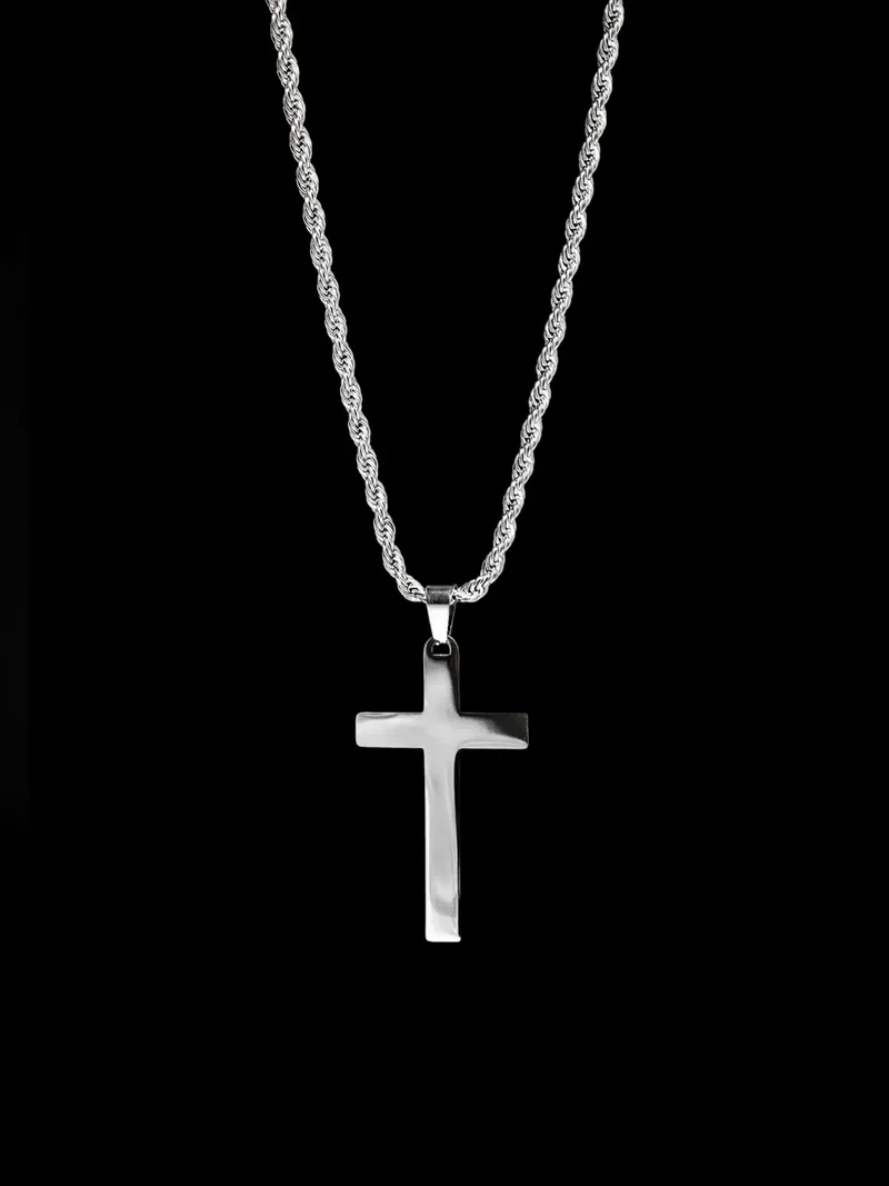 Rope Cross Halskette