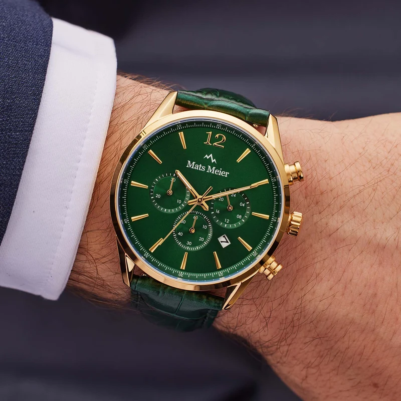 Mats Meier Grand Cornier herren Uhr Grün MM00122