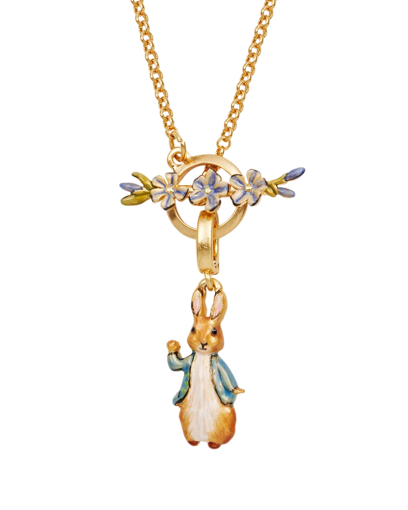 Fable England x Peter Rabbit Forget Me Not Toggle Necklace