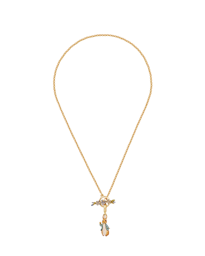 Fable England x Peter Rabbit Forget Me Not Toggle Necklace
