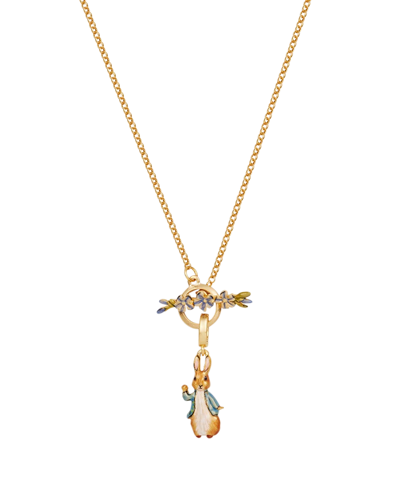Fable England x Peter Rabbit Forget Me Not Toggle Necklace