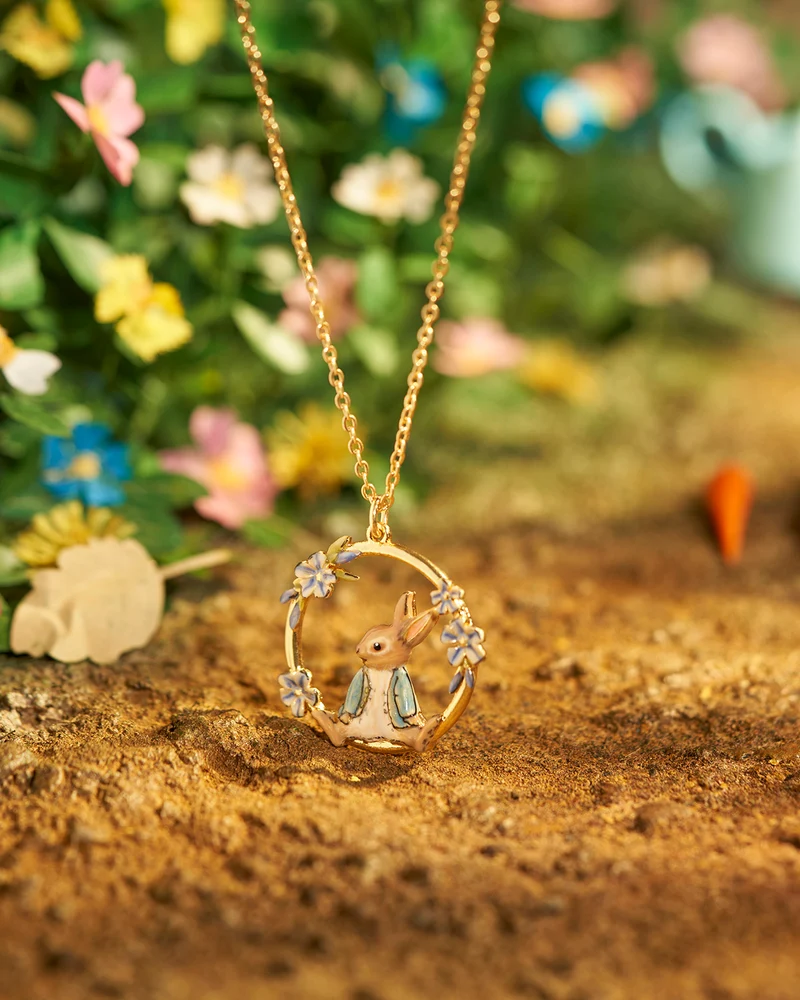 Fable England x Peter Rabbit Forget Me Not Necklace
