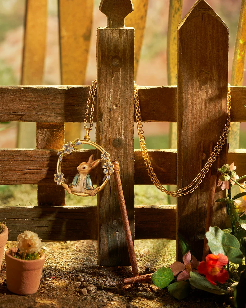 Fable England x Peter Rabbit Forget Me Not Necklace