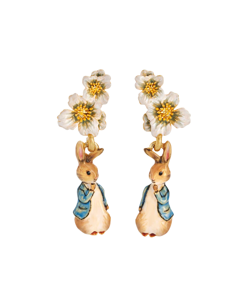Fable England x Peter Rabbit Floral Drop Earrings