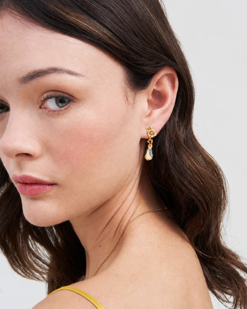 Fable England x Peter Rabbit Floral Drop Earrings