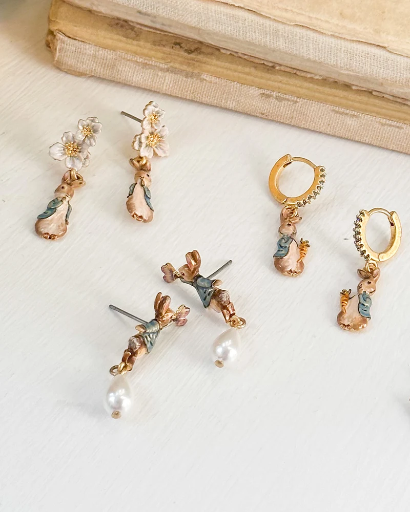 Fable England x Peter Rabbit Floral Drop Earrings