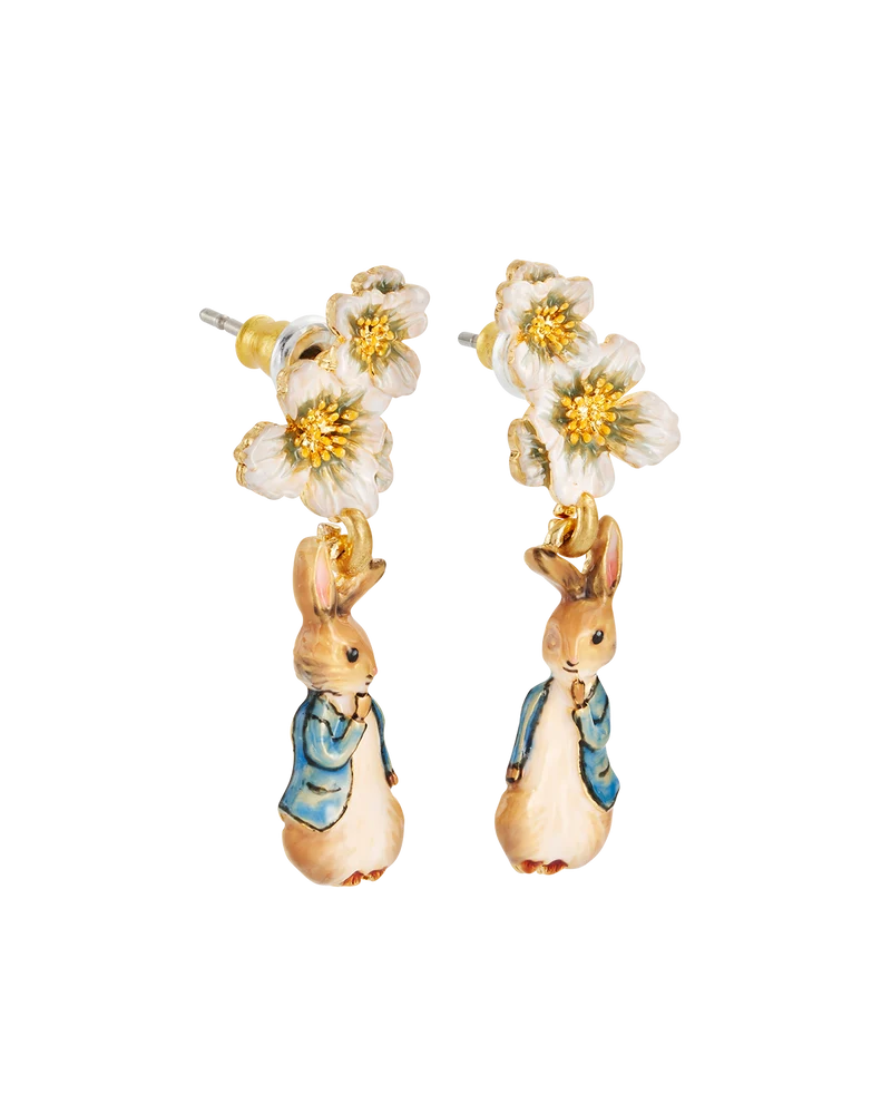 Fable England x Peter Rabbit Floral Drop Earrings