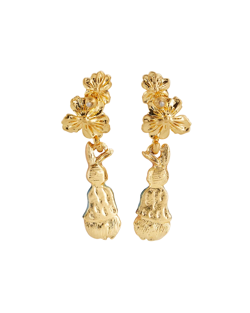 Fable England x Peter Rabbit Floral Drop Earrings
