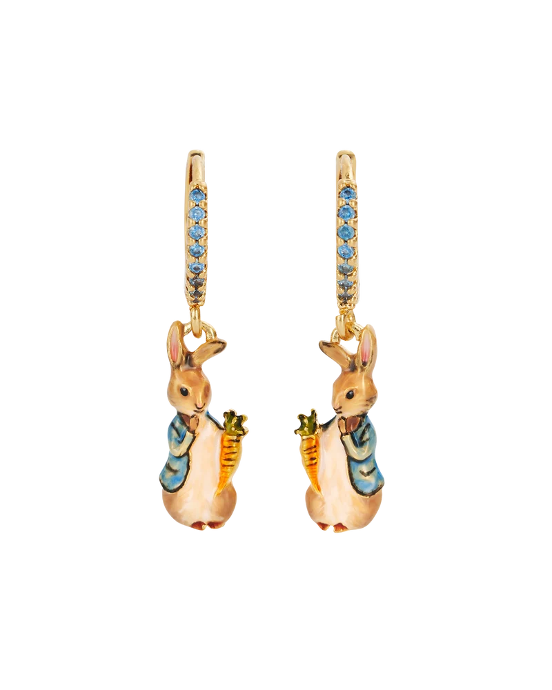 Fable England x Peter Rabbit Carrot Charm Huggie Earrings