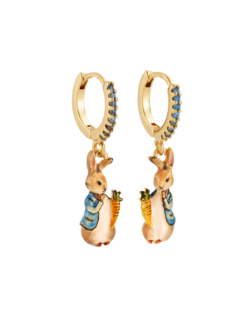 Fable England x Peter Rabbit Carrot Charm Huggie Earrings