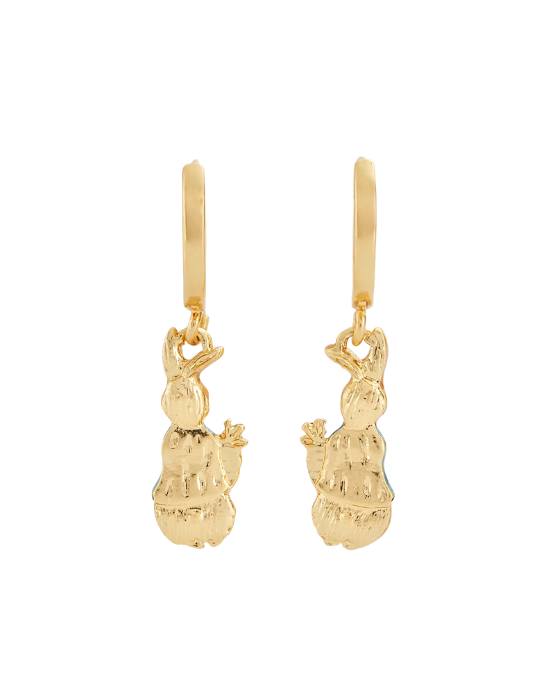 Fable England x Peter Rabbit Carrot Charm Huggie Earrings
